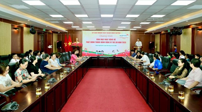 Tổ chức Tầm nhìn Thế giới đồng hành cùng UBND quận Ngô Quyền vì một mùa hè an toàn, bổ ích cho trẻ em